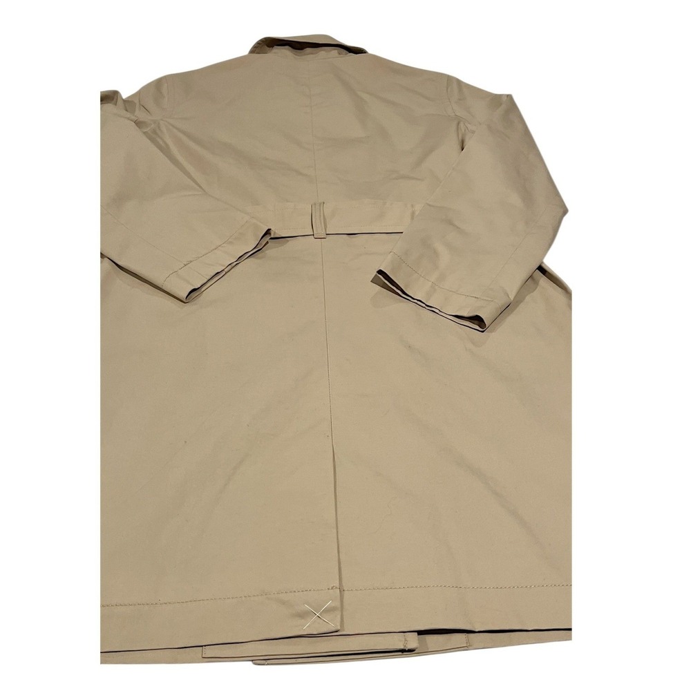 NWT J.Crew Classic Trench Coat Light Khaki Tan Women's 4 - Picture 15 of 16